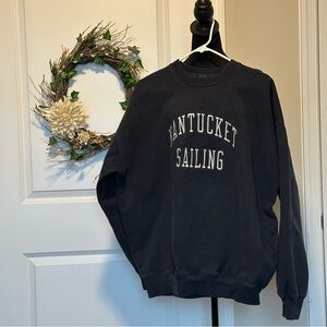 Brandy Melville Black Nantucket Sailing Sweatshirt